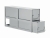 Double trays for upright freezers, stainless steel
