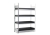 Hazardous goods shelving type RSW with 4 trays (36 ltr.) 1310x640x2000