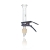 Microfiltration assembly 25 mm with fritted glass support Por. 40-60&mu;m, funnel 15ml, and silicone stopper