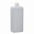 Narrow neck bottles 500 ml, square, PE-HD, natural height 180 mm, GL 25, 53x68 mm pack of 100