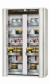 Combi-Cabinet S-PHOENIX-90 RAL 7035, 1196x616x1968mm, 6x ES 1.4301 roh, 6x pull-out tray, 2x sump tray