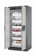 Safety cabinet Q-PEGASUS-90 WDAC with wing doors, front RAL7035, 893x615x1953mm, incl. 6 pull-out shelves