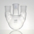 Three-neck round bottom flasks with standard ground joint, borosilicate glass 3.3, parallel side necks