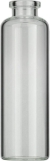 Headspace Rollrandflaschen N 20, 50 ml klar, flacher Boden, flacher DIN Rollrand, VE=100