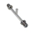Polarimeter tube, metal end, centre fill, glass, central arm: length 200mm