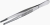 tweezers nickel-plated, straight, blunt, 160 mm