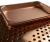 Copper interior fittings 3x slide-in plate (solid copper) and 1x water bowl (copper-plated)