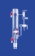 Distilling Receiver acc. to Ansch&uuml;tz-Thiele w. cooling jacket, flask 50 ml, socket/cone 29/32, vacuum connection thread GL 18, 