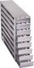 Freezer Rack: CryoCube&reg; F740 series (3-compartment, MAX), 2 in/53 mm, drawer, stainless steel