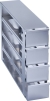 Freezer Rack: CryoCube&reg; F740 series (3-compartment, MAX), 4 in/102 mm, drawer, stainless steel