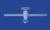 Vacuum stopcocks, one-way, borosilicate glass 3.3, straight