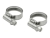 Tube clamps, size 2 for tubing 10 to 12 mm ID or reinforced tubing 8 mm ID
