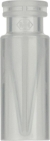 Probengläser N 11-0.3 PP, klar mit integriertem Mikroeinsatz, PP, Rollrand, VE=100