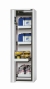 Safety cabinet S-PHOENIX touchless-90 FDAOL VBFA196.60+, light grey, 4 drawers steel plate