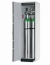 Gas bottle cabinet G30 light grey, width 600 mm, with interior