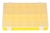Assortment box 335x225x55mm, PP, 12 cases, yellow