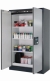 Safety cabinet Q-CLASSIC-90 WD 1200x615x1955mm, silver, incl.3 shelves, perforated plate isnert and bottom tank