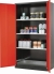 Safety cabinet chemicals with swing doors, incl. 3 shelfs zinc plated body RAL3020, 1055x520x1950mm