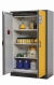 Saftey cabinet Q-Classic-30 WD 1164 x 615 x 1955 mm (WxDxH), swing doors safety-yellow, RAL 7035, 3 shelves,