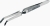 Tweezers stainless, self-tensioning, curved