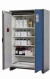 Safety cabinet Q-Classic-30 WD 1164 x 615 x 1947mm (WxDxH), hinged doors RAL 5010 4 x shelves, 1 x bottom sump tray,