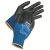 Protecting gloves phynomic wet plus size 6, blue/anthrazite, back of the hand part coated, pair