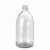 Narrow-mouth bottles, soda-lime glass, clear