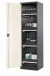 Chemical cabinet CS-Classic 545x520x1950mm (WxDxH), corpus RAL 7016, doors RAL 9010, 4 pull-out shelves