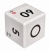 Short period timer CUBE TIMER, white
