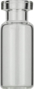 Rollrandflaschen N 13, 2,0 ml 13,75x35,0 mm, flacher Boden, klar VE=100