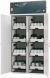 Circulating air filter cabinet SLX-Classic SLX.230.120.MV, 1197 x 615 x 2300mm (WxDxH) hinged doors,light grey RAL7035, 8 shelf