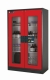 Saftey cabinet Q-CLASSIC-90 WD 1200 x 615 x 1955 mm (WxDxH), RAL 7016/RAL 3020 3 shelves, 1 bottom colleting sump, 1 metal plat