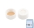 Screw caps N 24, white PP, hole silicone white/PTFE beige, hardness: 45&deg; shore A, pack of 100