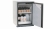 Safety base cabinet UB-T-90, 593x600x800mm RAL 7035, incl. 1x shelf, 1x perforated plate, 1x bottom collecting sump