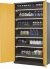 Chemical cabinet CS-classic 1055 x 520 x 1950 mm (WxDxH), RAL 7016/1004, 6x pull-out shelves