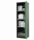 Cabinet for chemicals CS-CLASSIC 545x520x1950mm (WxDxH),RAL 7016/6011 3x shelf, 1x bottom collecting sump