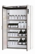 Saftey cabinet S-CLASSIC-90 WDAS 1196 x 616 x 1968 mm (WxDxH), swing doors white RAL 9016, 4x FB 1x BW.S St.bl. besch.gl. S90