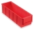 Regalbox 1,62L, rot PP, schmal, 300x91x81mm
