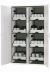 Acid-Base Cabinet SL-CLASSIC MV.WD with hinged doors, with profile cylinder lock WxDxH(mm) 1197x603x1965