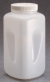 Square bottles, wide mouth Nalgene™, PE-HD, with closure, PP