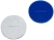 LLG-Septa N 8 Silicone white/PTFE blue, slitted, Hardness: 55° shore A,Thickness:1.0 mm, pack of 100