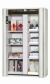 Kombi-Schrank K-Phoenix-90 RAL 7035, 1196x616x1968mm, inkl. 3 Fachböden, 1 Lochblecheinsatz,