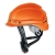 Schutzhelm pheos alpine orange mit Befestigungsm&ouml;glichkeit f&uuml;r Vollsichtbrille und Helmlampe