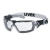 Protection spectacles pheos guard 9192 colour: black/grey, lenses:PC colourless, UV 2C-1,2, supravision extreme, with bandeau