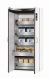 Safety cabinet S-CLASSIC-90 WDAS Model S90.196.090.WDAS, 896 x 616 x 1968 mm 5 x stainless steel pull-out tray (60 kg/19 L)