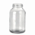 Wide-mouth bottles without closure, soda-lime glass