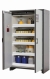 Saftey cabinet Q-Classic-30 WD 1164 x 615 x 1947 mm (WxDxH), swing doors grey RAL 7035, 4 sumps bottom,