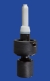 Spare valve plug 10 mm, PTFE, black, new version