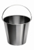 Buckets, 18/10 steel