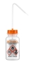 Washbottle spray closure PE-LD 50mm, for 500ml, cap orange